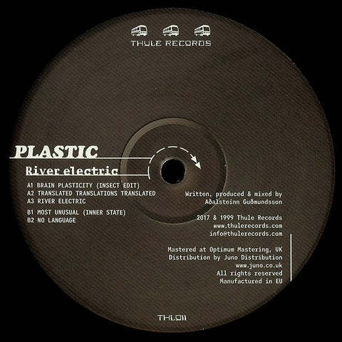 Plastic (2) : River Electric (12", RE, 180) - Vinyl Record