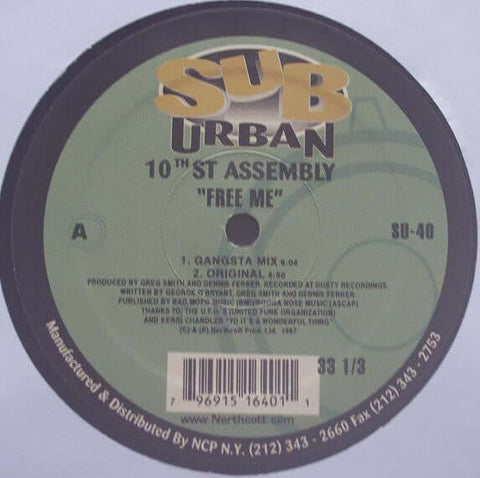 10th Street Assembly - Free Me Vinyl - Vinyl Record