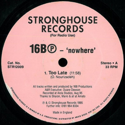 16B - Nowhere Vinyl - Vinyl Record