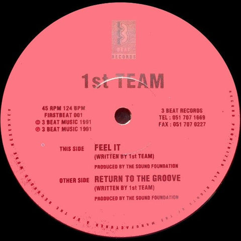 1st Team - Feel It Vinyl - Vinyl Record