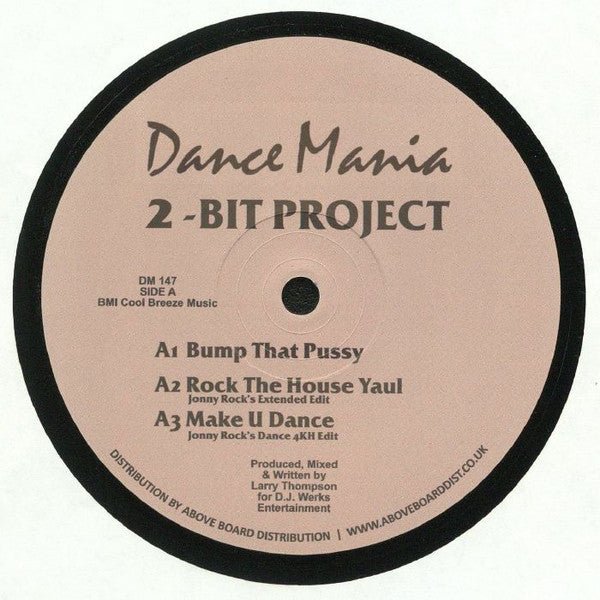 2 - Bit Project - Bump That Pussy Vinyl