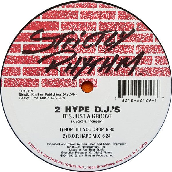 2 Hype D.J.'s - It's Just A Groove Vinyl