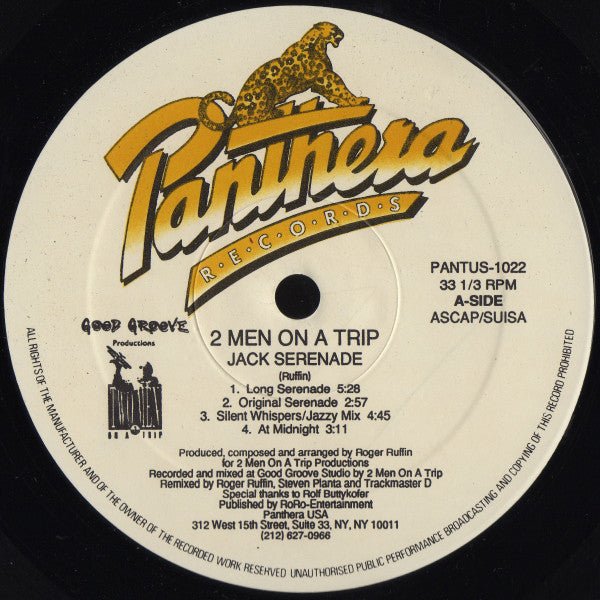 2 Men On A Trip - Jack Serenade / Move Ya Body Vinyl