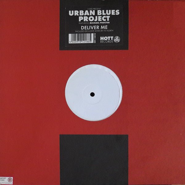 3 Dee Present Urban Blues Project Featuring Michael Procter - Deliver Me Vinyl