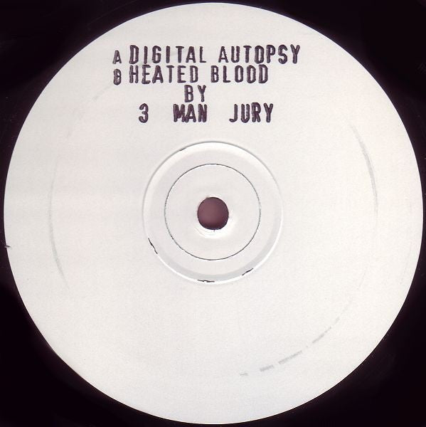 3 Man Jury - Digital Autopsy / Heated Blood Vinyl