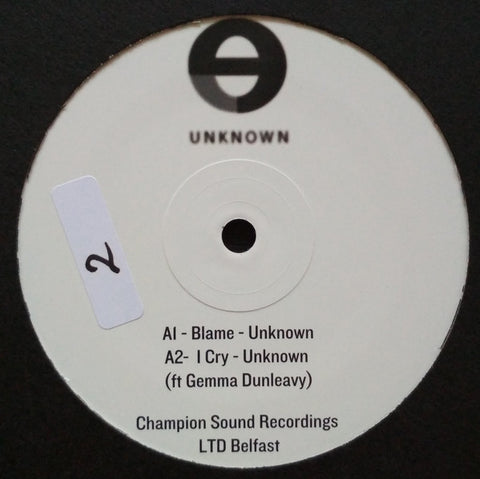 Unknown (43) : I Cry Ep (12", EP) - Vinyl Record
