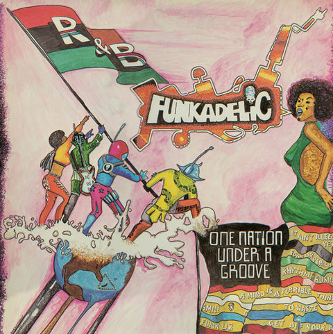 Funkadelic : One Nation Under A Groove (LP, Win + 7", EP + Album, Gat) - Vinyl Record