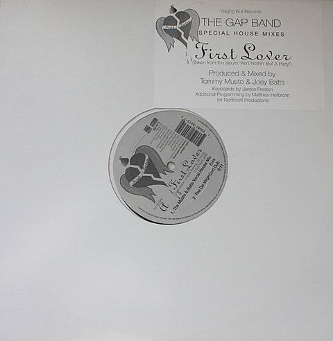 The Gap Band : First Lover (Special House Mixes) (12") is available for sale at our shop at a great price. We have a huge collection of Vinyl's, CD's, Cassettes & other formats available for sale for music lovers - Vinyl Record