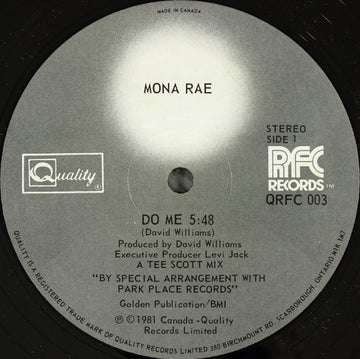 Mona Rae : Do Me (12