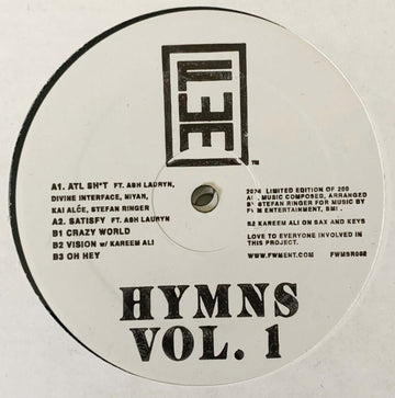 Stefan Ringer - Hymns Vol 1 (Ltd. 200 Copies) Vinly Record