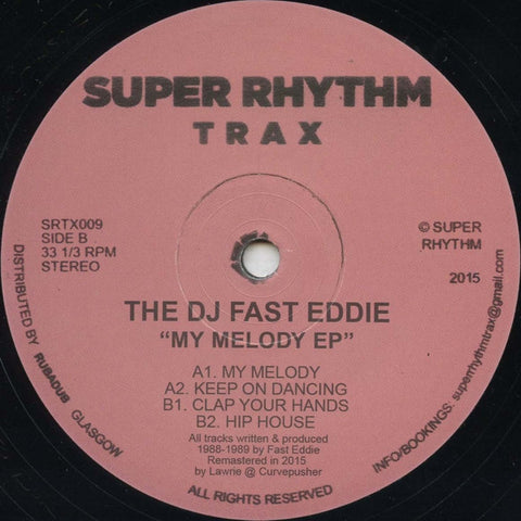 The DJ Fast Eddie* : My Melody EP (12", EP, RM) - Vinyl Record