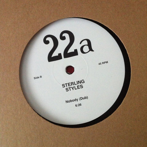 Sterling Styles : Bye Bye / Nobody (Dub) (12", Ltd) - Vinyl Record