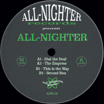 All-Nighter - This is the Way - Artists All-Nighter Genre Deep House Release Date 1 Jan 2020 Cat No. ANR-02 Format 12