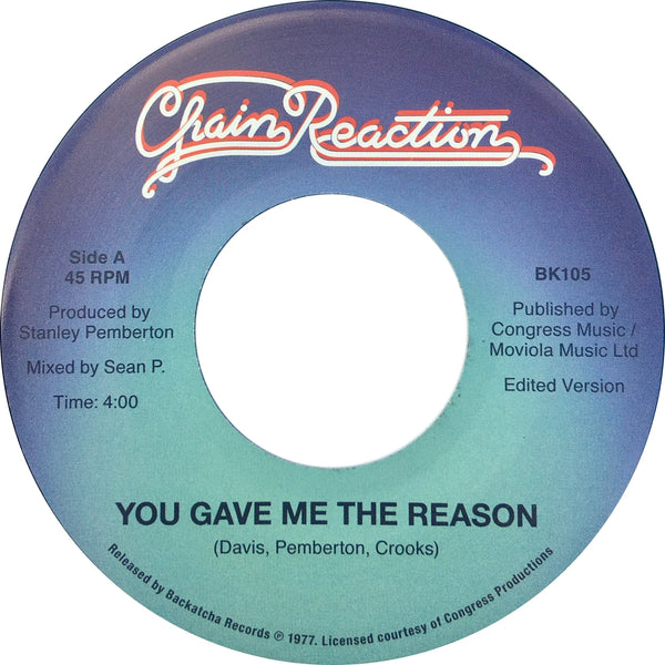 Chain Reaction - You Gave Me The Reason