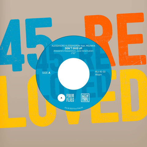 Alessandro Alessandroni - Don't Give Up / Tema Di Susie - Artists Alessandro Alessandroni Genre Italo-Disco, Afro Disco, Synth Release Date 3 Nov 2023 Cat No. RLV4503 Format 7" Vinyl - Four Flies Records - Four Flies Records - Four Flies Records - Alessan - Vinyl Record