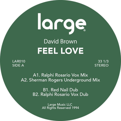 David Brown - Feel Love - Vinyl Record