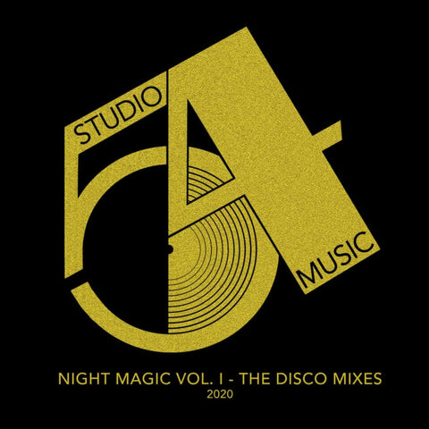Various - Night Magic Vol. I - The Disco Mixes 2020 - Artists JKriv", "Studio 54 Music Genre Disco, Cover Release Date 1 Jan 2021 Cat No. S54-001V Format 12" Gold Vinyl - Studio 54 Music - Studio 54 Music - Studio 54 Music - Studio 54 Music - Vinyl Record