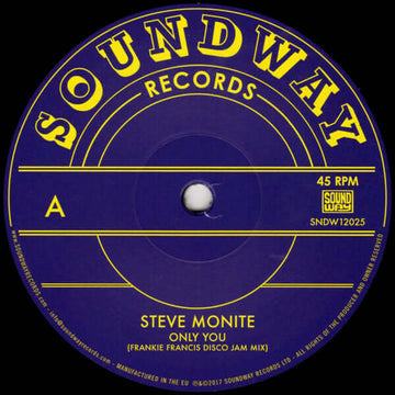 Steve Monite / Tabu Ley Rochereau - Only You / Hafi Deo - Artists Steve Monite / Tabu Ley Rochereau Genre Disco, Boogie, African Release Date 1 Jan 2017 Cat No. SNDW12025 Format 12