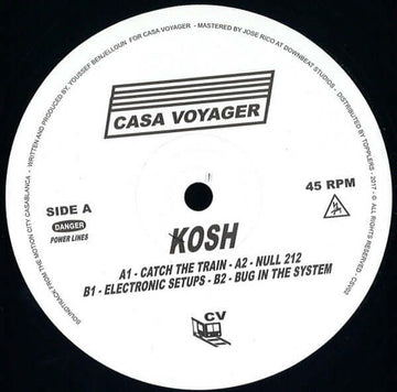 Kosh - Null 212 - Artists Kosh Genre Electro, Reissue Release Date 1 Jan 2023 Cat No. CSV02 Format 12