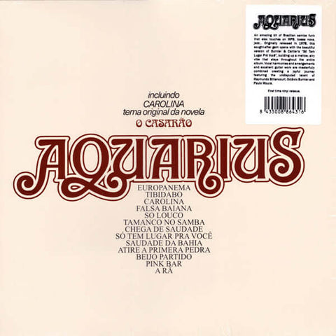 Aquarius - Aquarius - Artists Aquarius Style MPB, Bossanova Release Date 1 Jan 2023 Cat No. VAMPI 273 Format 12" Vinyl - Vampi Soul - Vampi Soul - Vampi Soul - Vampi Soul - Vinyl Record