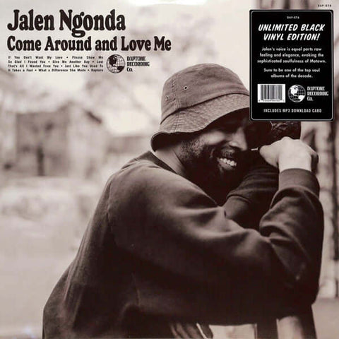 Jalen Ngonda - Come Around And Love Me - Artists Jalen Ngonda Style Soul Release Date 1 Jan 2023 Cat No. DAP076LP Format 12" Black Vinyl - Daptone Records - Daptone Records - Daptone Records - Daptone Records - Vinyl Record