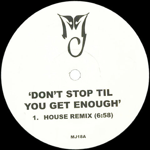 MJ - Don't Stop Til You Get Enough - Vinyl Record