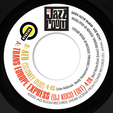 ONEGRAM - Trans Europe Express - Artists ONEGRAM Genre Jazz-Funk, Reissue Release Date 27 Oct 2023 Cat No. JAZZR029 Format 7