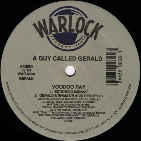 A Guy Called Gerald - Voodoo Ray Vinyl - Vinyl Record