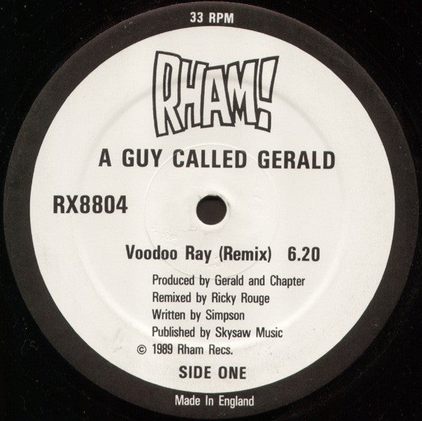 A Guy Called Gerald - Voodoo Ray (Remix) Vinyl