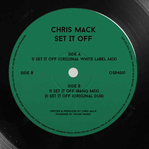Chris Mack - Set It Off - Vinyl Record