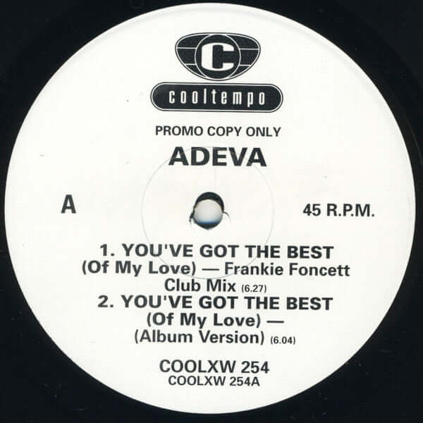 Adeva - You've Got The Best (Of My Love) Vinyl