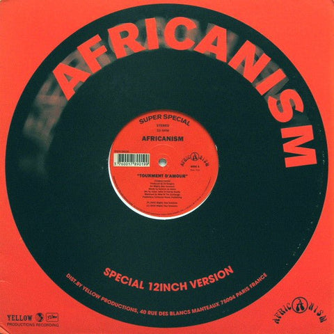 Africanism - Tourment D'amour Vinyl - Vinyl Record
