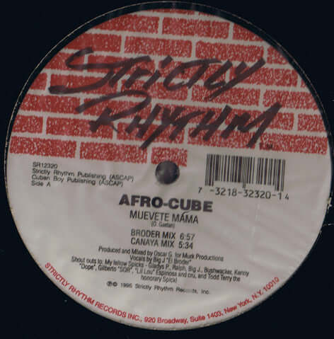 Afro - Cube - Muevete Mama Vinyl