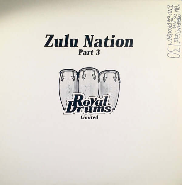 Alan Barratt - Zulu Nation Part 3 Vinyl