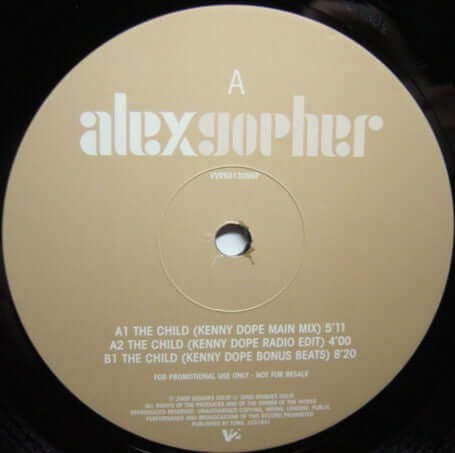 Alex Gopher - The Child Vinyl