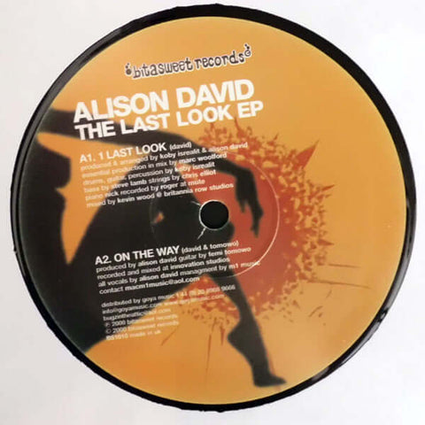 Alison David - The Last Look EP Vinyl - Vinyl Record