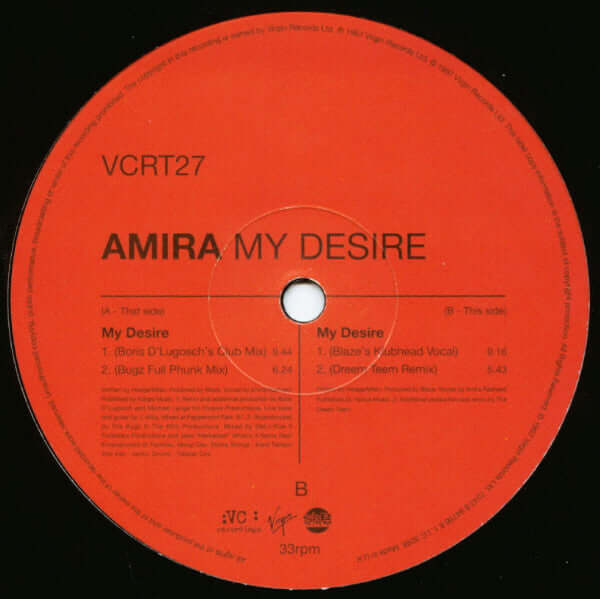 Amira - My Desire Vinyl