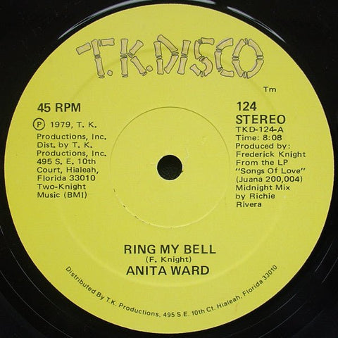 Anita Ward - Ring My Bell Vinyl - Vinyl Record