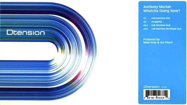 Anthony Moriah - Whatcha Doing Now? Vinyl