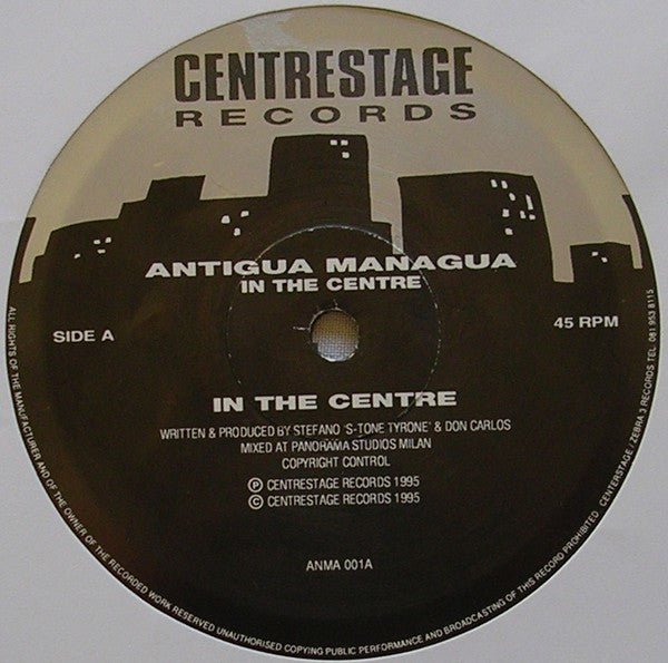Antigua Managua - In The Centre Vinyl
