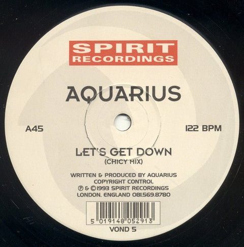 Aquarius - Let's Get Down Vinyl - Vinyl Record