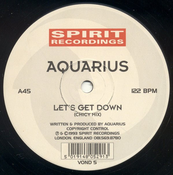 Aquarius - Let's Get Down Vinyl