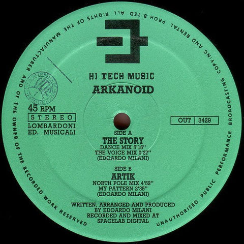 Arkanoid - The Story / Artik Vinyl - Vinyl Record