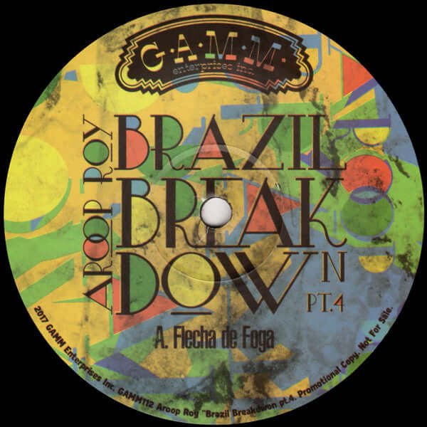 Aroop Roy - Brazil Breakdown Pt.4 Vinyl
