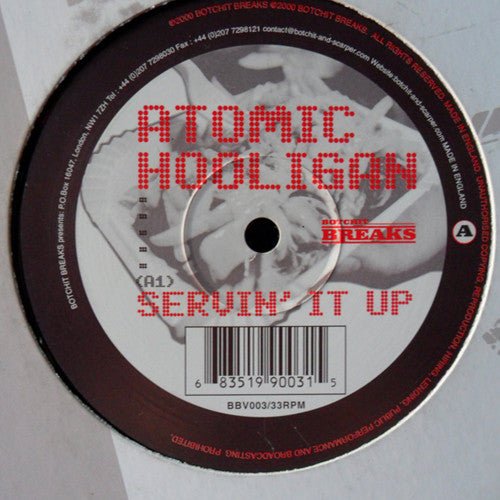 Atomic Hooligan - Servin' It Up Vinyl