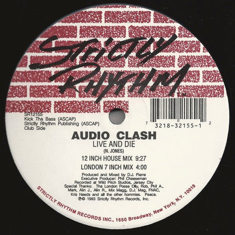 Audio Clash - Live And Die Vinyl - Vinyl Record