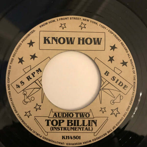 Audio Two - Top Billin Vinyl - Vinyl Record