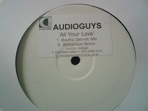 Audioguys - All Your Love Vinyl - Vinyl Record