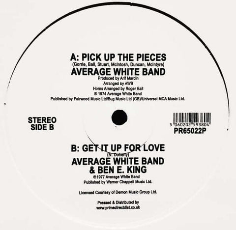 Average White Band - Pick Up The Pieces / Get It Up For Love Vinyl - Vinyl Record