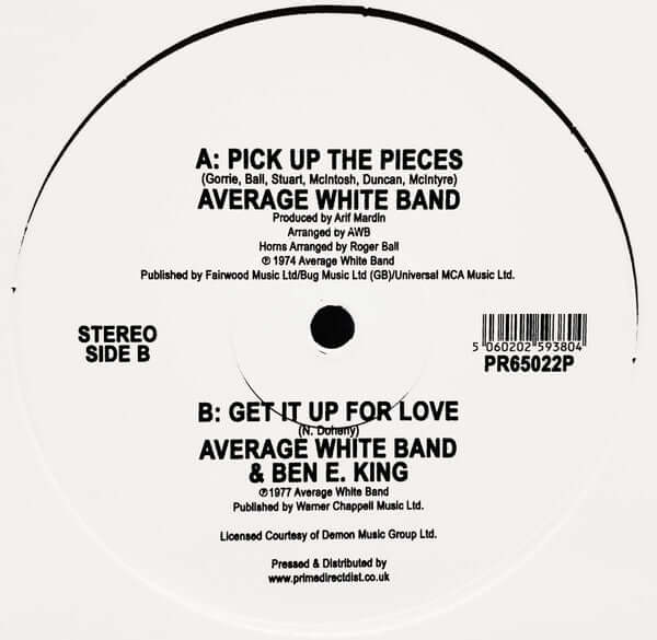 Average White Band - Pick Up The Pieces / Get It Up For Love Vinyl